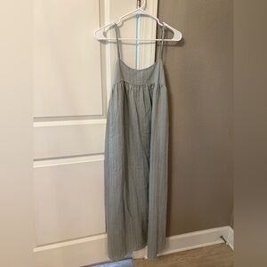 SHEIN Elegant Gray/Blue Maxi Dress